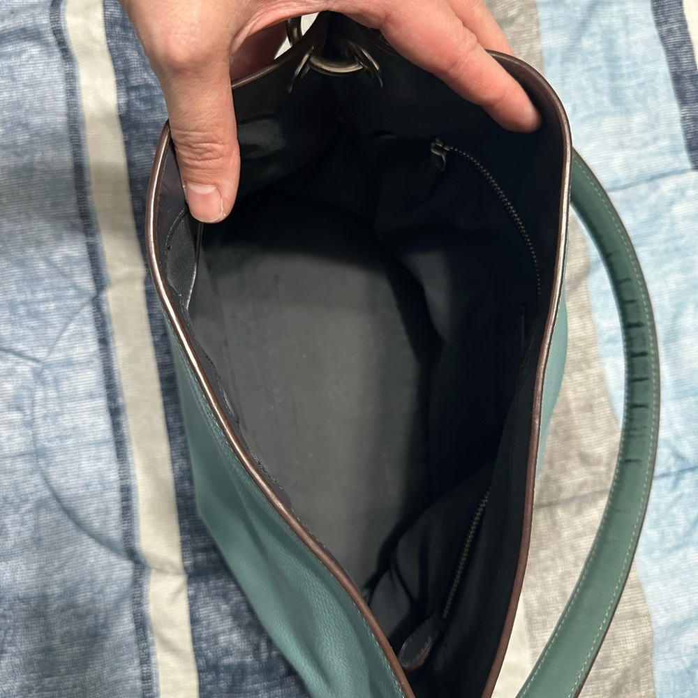 Coach Leather Hobo Bag & Matching Wallet - Picture 6 of 9